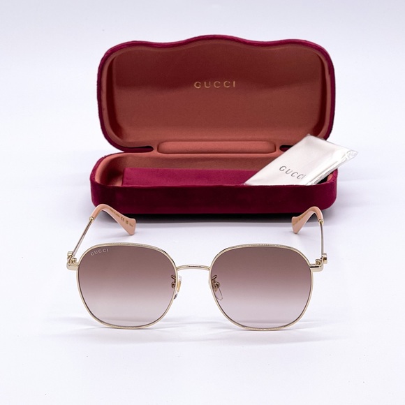 NEW GUCCI GG1142SA 002 NEW COLLECTION WOMEN’S SUNGLASSES GUCCI GG 1142sa - Picture 2 of 15